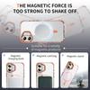 Прозрачный чехол для iPhone 17 с крышкой-подставкой для объектива, совместимый с MagSafe