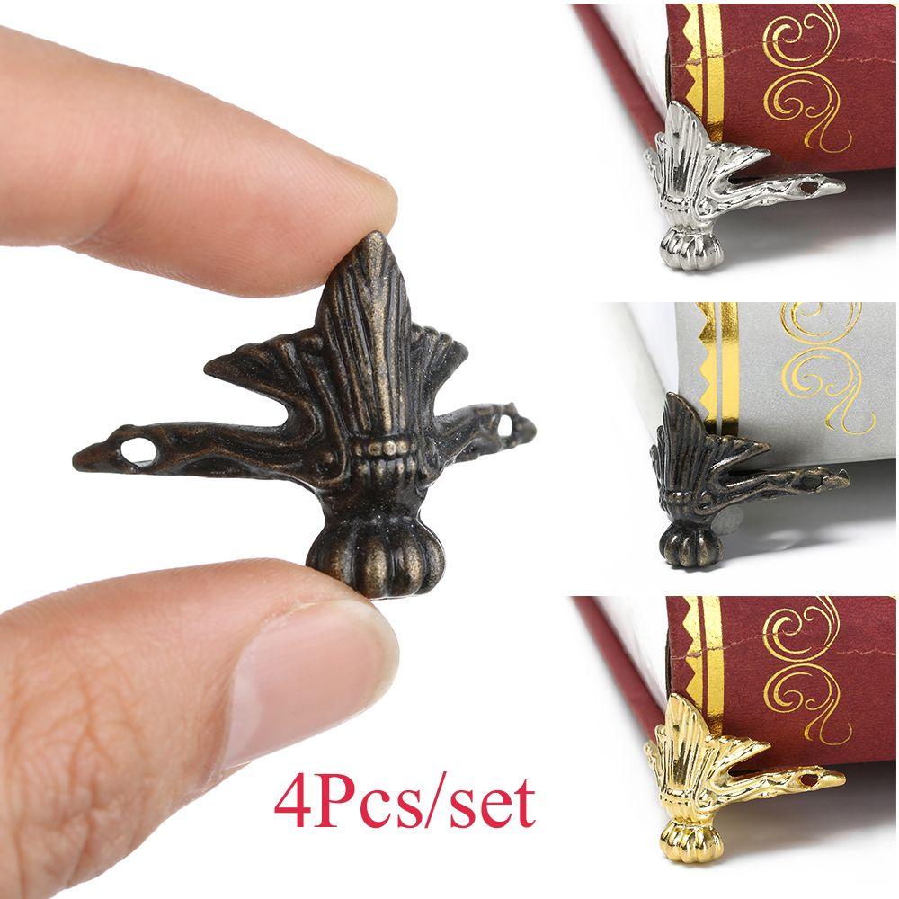 DIY Vintage Case Furniture Hardware Antique Bronze Box Decor Corner Brackets Corner Protector