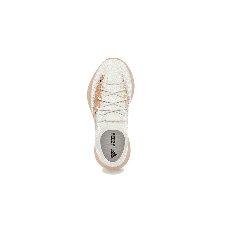 adidas Yeezy Boost 380 Kids Yecoraite Светоотражающие детские кроссовки белые GY2650