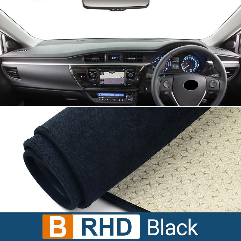 Автомобильные аксессуары для Toyota Corolla E180 2014 2015 2016 2017 2018 Чехол на приборную панель, избегайте попадания света, коврик с защитой от ультрафиолета, нескользящий