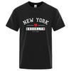 New York Brooklyn City Vibes Letter Clothes Men Creativity Cotton T-Shirt Fashion O-Neck T-Shirt Breathable Oversize Tops Summer