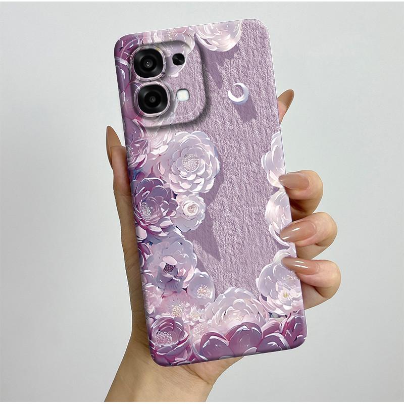 Новый Чехол Для Oppo A6 Pro 5G 4G CPH2781 CPH2799 Чехол Эстетичный Красивый Бабочки Цветы Мягкий Силикон Ударопрочный Задняя Крышка