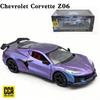 CCA Янтарный 1:24 Chevrolet Corvette Z06 Игрушечная модель автомобиля со звуком и светом для детей - Коллекционный спортивный гоночный элемент для демонстрации