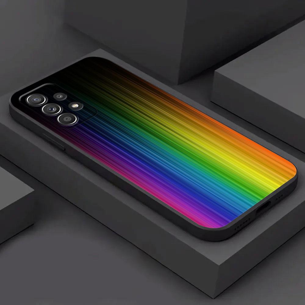 LGBT For Samsung Galaxy A55 Case A54 A52S A53 A51 A34 A35 A33 A32 A50 A72 A71 A30 A7 A9 Case Soft Cover Rainbow Flag Gay Lesbian