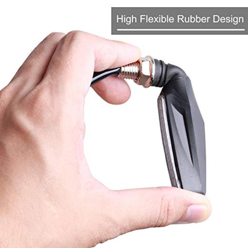 4шт 12В 12LED плавные светодиодные указатели поворота мотоцикла огни