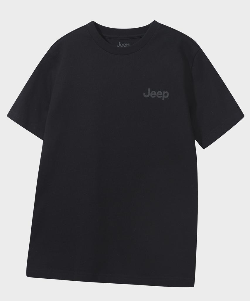 JEEP Футболка с коротким рукавом из плотного хлопка с маленьким логотипом (Jr5Tsu192Bk)
