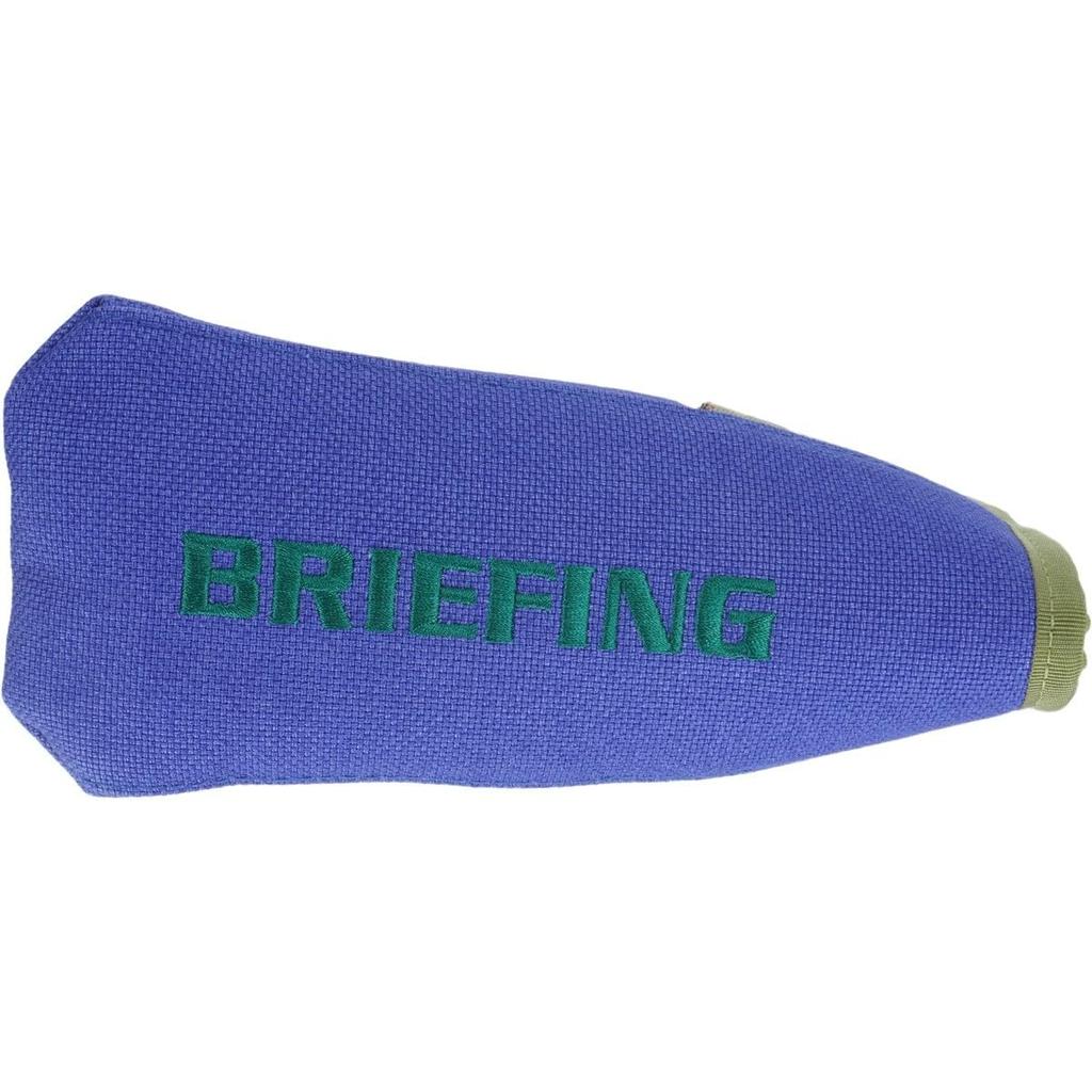 BRIEFING GOLF WOODLAND SERIES KNIT PUTTER COVER WL Putter Cover BRG241G33 BLUE
