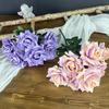 Multicolor Artificial Rose Flower DIY Accessories Faux Flower  Party Supplies