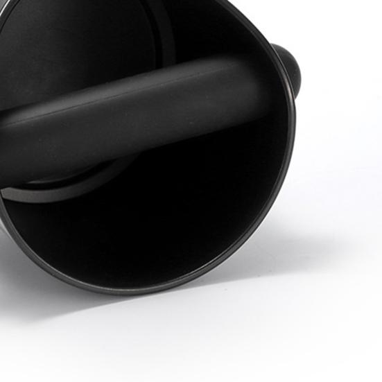 Oblique Mouth Coffee Knock Box Non-slip Base Removable Bar Splash-proof Shock-absorbent Space Saving Espresso Dump Bin for Cafe