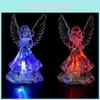 Plastic Light Up Angel Night Light With Colorful Illuminations For Kids And Teens