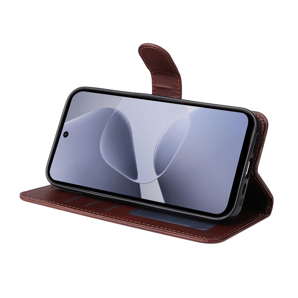 Для Infinix Hot 60i 4G/Infinix Hot 60 5G Кожаный чехол-кошелек из полиуретана Обложка-подставка для телефона с закаленным стеклом