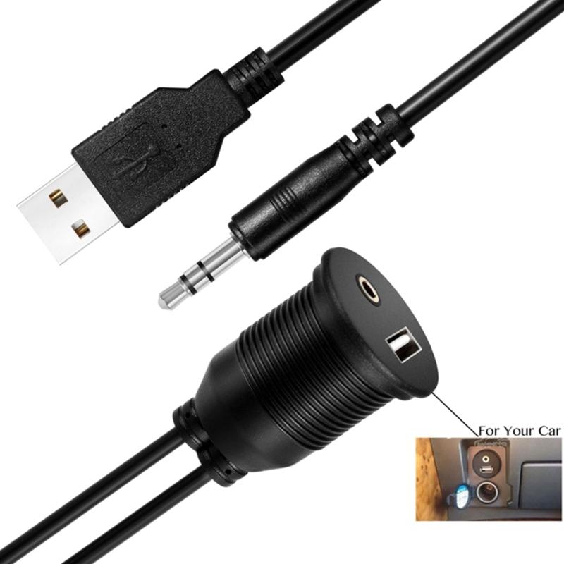 USB и 3,5-мм удлинитель аудио для автомобиля Улучшите качество прослушивания