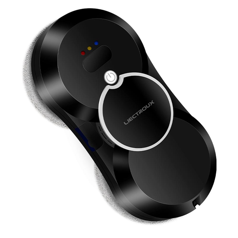 Refurbished Liectroux HCR-10 Robot Window Cleaner, 30ml Water Tank, Ultrasonic Water Spraying, 2800Pa Suction, 6.8cm Ultra-thin Body