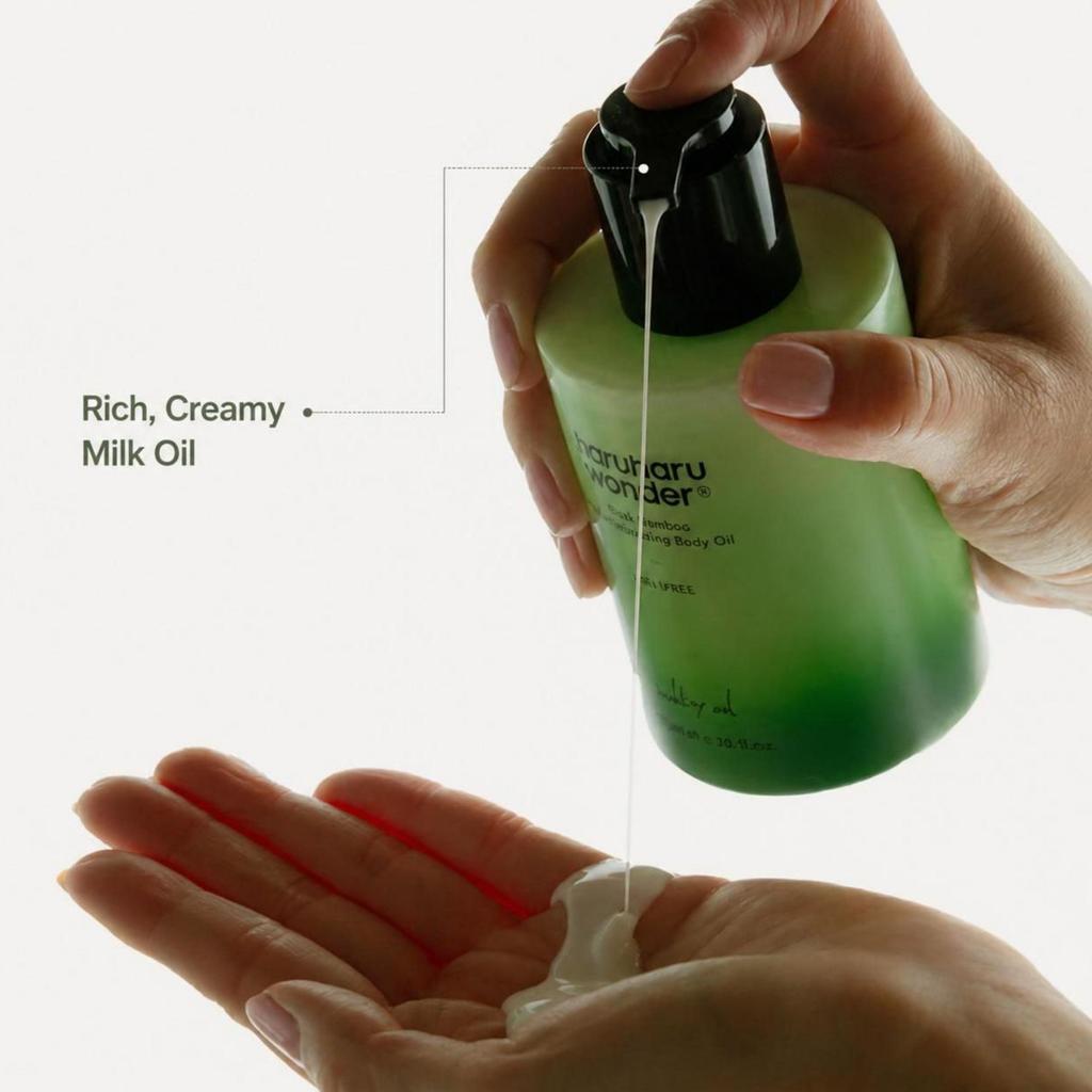 Haruharu Wonder Black Bamboo Daily Smoothing Body Oil 200ml