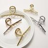 Large Metal Shark Hair Claw Clip – Korean Style Celebrity Hairpin
