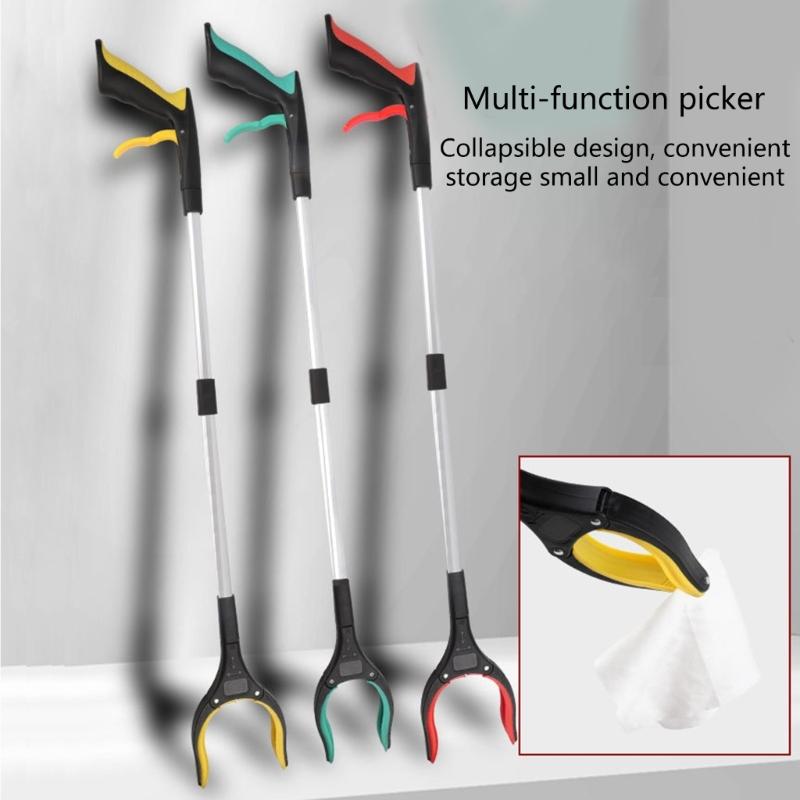 Инструмент-захват, Широкий захват, Складной, Алюминиевые сплавы для надежного захвата, 32" с магнитами, Эргономичная рукоятка