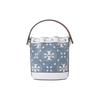 Tory Burch Сумка-ведро на шнурке с стеганым узором T Monogram Женские сумки Жемчужно-синий 149178-400