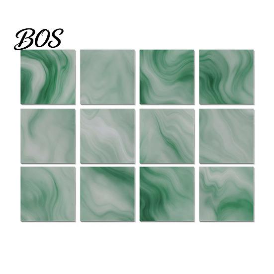 Realistic Stone Texture Wall Stickers 12PCS Imitation Marble Pattern Stickers, Self-Adhesive Waterproof EVA Self Adhesive Tiles for Interior