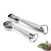 6Pcs Measuring Spoon Set Stainless Steel Kitchen Measuring Spoons Coffee Tea Sugar Spice Measure Scoop Baking Tools Accessories