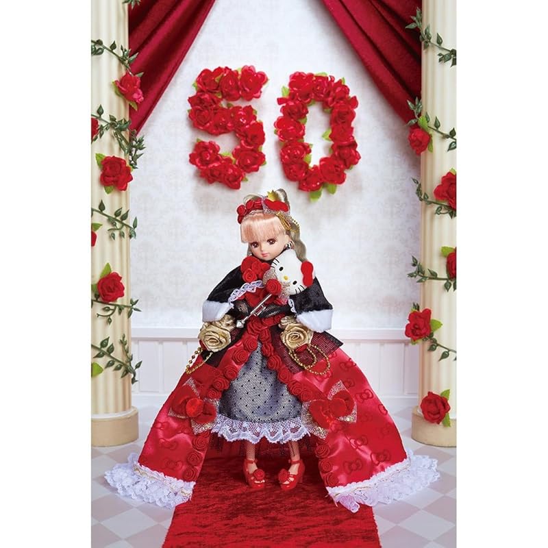 [Период бронирования закончился] TAKARA TOMY TOMY) Ликка-чан Hello Kitty 50-я годовщина Премиум Ликка-чан