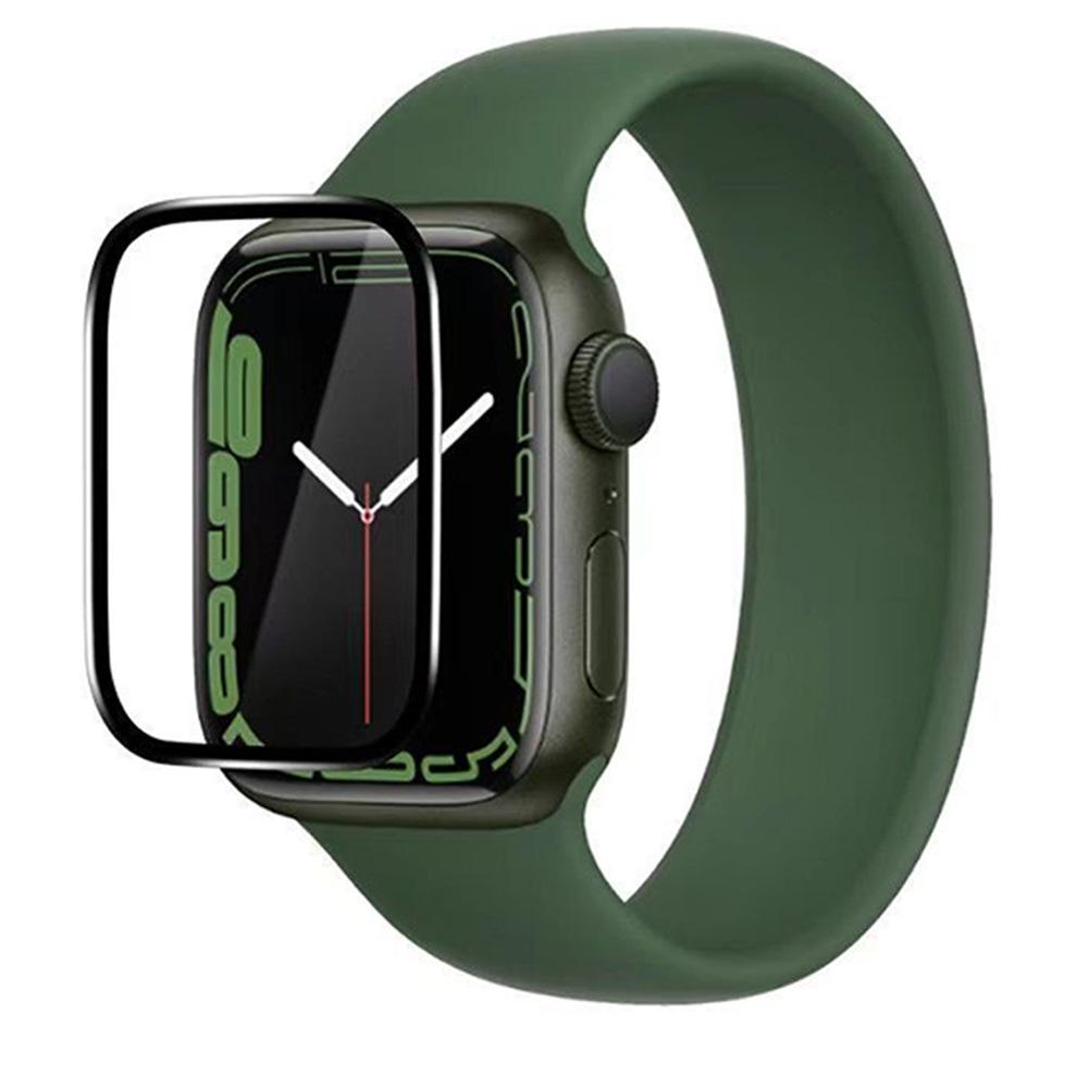 Стеклянная и мягкая пленка для Apple Watch Screen Protector Series 7 6 SE 5 41 мм 45 мм 44 мм 40 мм 42 мм 38 мм для iWatch 4 3 2 1 защитные аксессуары