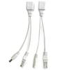 1Pair Пассивный PoE Инжектор и Разветвитель Комплект 12V PoE Инжектор и Разветвитель для Беспроводной Сети