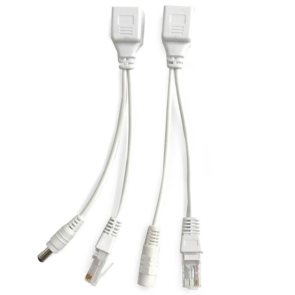 1Pair Пассивный PoE Инжектор и Разветвитель Комплект 12V PoE Инжектор и Разветвитель для Беспроводной Сети