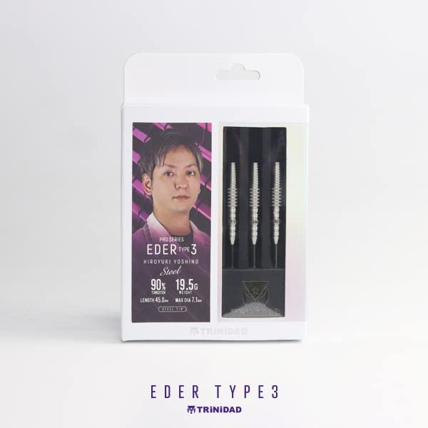 TRiNiDAD PRO EDER3 Steel Dart Designed by Hiroyuki Yoshino Barrel,