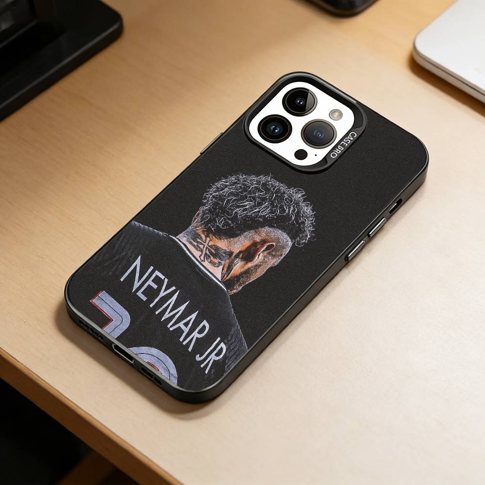 Футбольный 10 Для NEYMAR JR Чехол для телефона Для iPhone 17,16,15,14,13,12,11 Plus,Pro Max,XS,Цветной Посеребренный Внутренний Чехол