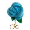 Rose Pendant Decoration For Valentine's Day, Cute Plush Simulation Rose Keychain, Valentine's Day Gift Bouquet