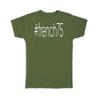 Hashtag French75 Hash Tag Social Media T Shirt
