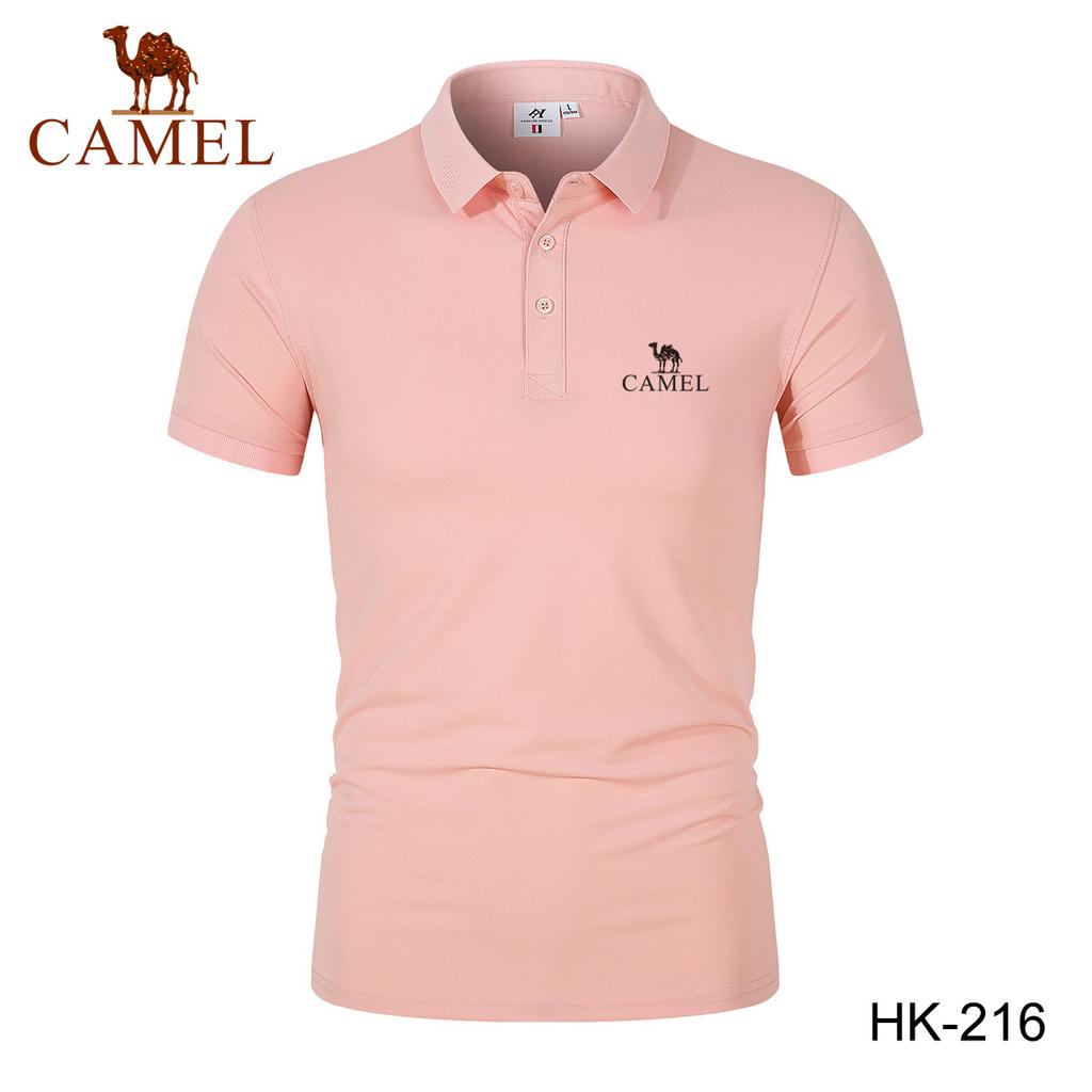 2024 Spring/Summer Men's New Moisture Wicking Quick Drying Solid Color Polo Shirt Embroidered Polo with Polo Collar