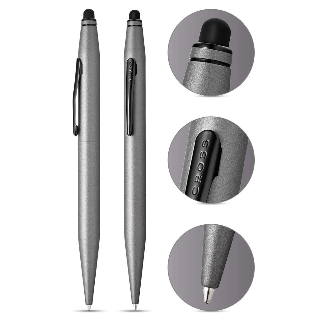 Ручка Cross Composite Pen Tech Two Titanium Grey, обычная импортная продукция NAT0652-14