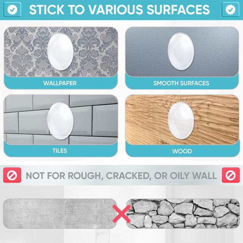 1 шт. прозрачная резиновая пробка для двери, немые наклейки Deurstopper, защита Porte Pad, дверная пробка, силиконовая резиновая фурнитура, бампер, настенный коврик