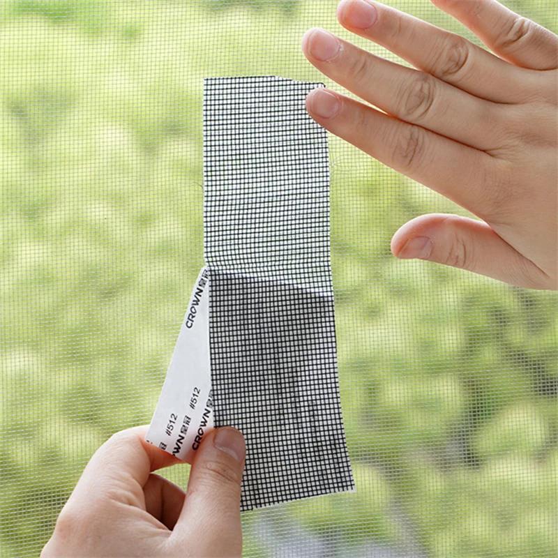 2M Window Screen Tape Anti-Mosquito Screen Repair Subsidy Self-Adhesive Door Curtain Mosquito Net Hole Patch Repair Tapes