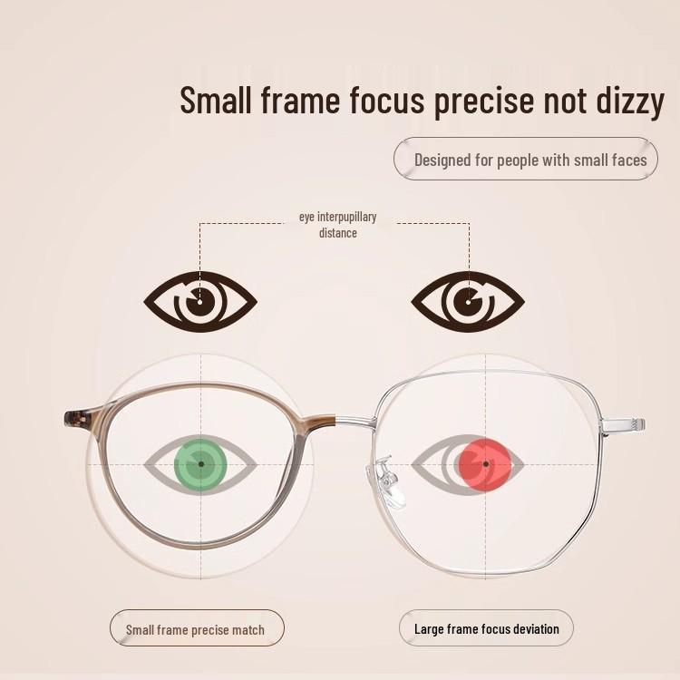 Retro Chic TR90 Oval Eyeglass Frame - Lightweight, Stylish Tea Color for Women, Prescription Compatible