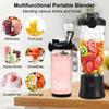 Portable Electric Juicer Fresh Juice Blender Rechargeable For Smoothies Fruit Juice Milkshake Mini Blender Multifunction Machine
