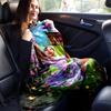 1pc, Enchanting Garden Adventure: A Magical Home Decor Gift Cozy Flannel Blanket for Bedroom, Living Room, Travel, Camping, Car