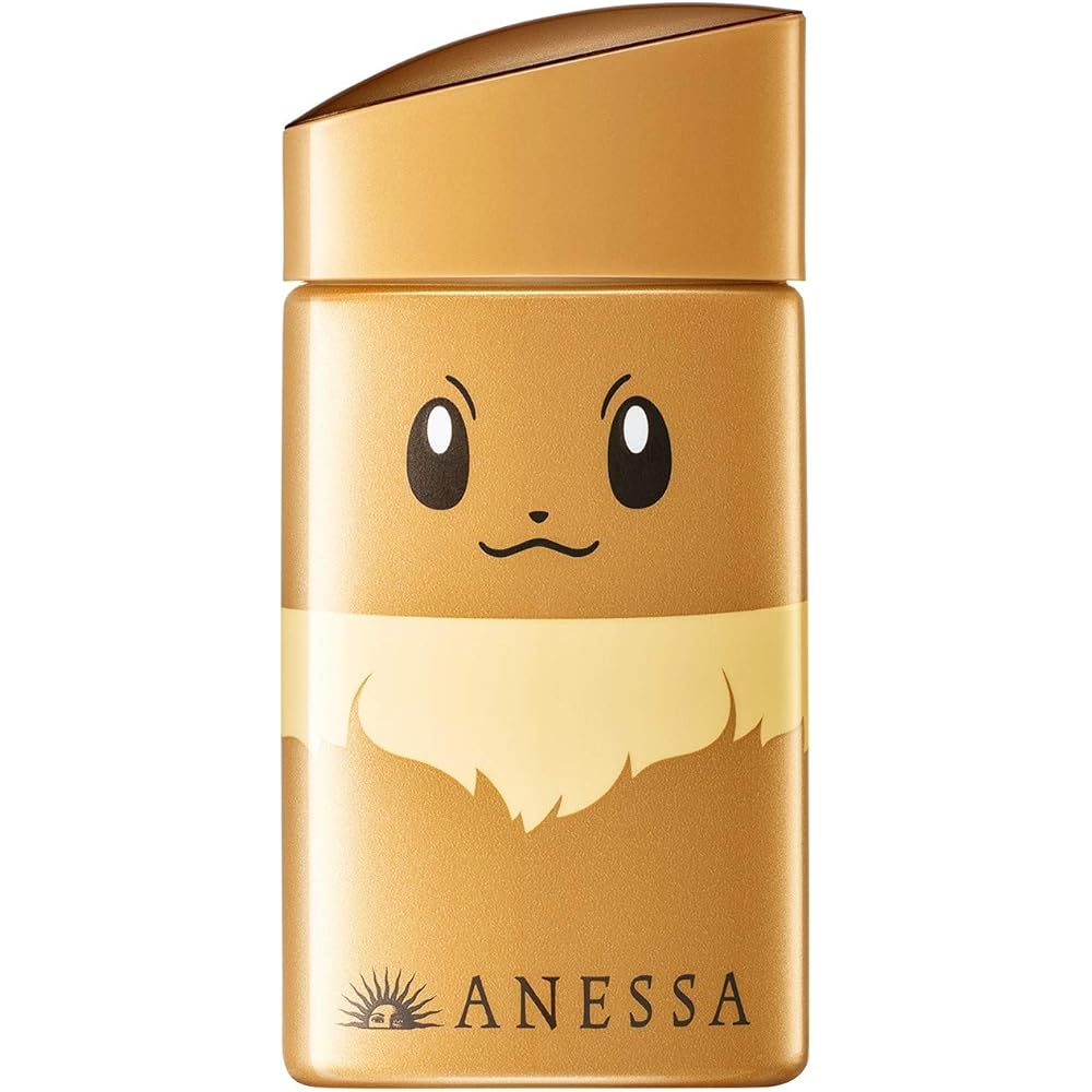 Anessa Perfect UV Skin Care Milk SPF50+ 60 мл Лимитированная серия Pokémon Иви Солнцезащитное средство