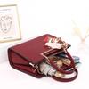 High-end red bag, new temperament fashion handbag, women's mother bag, large-capacity messenger