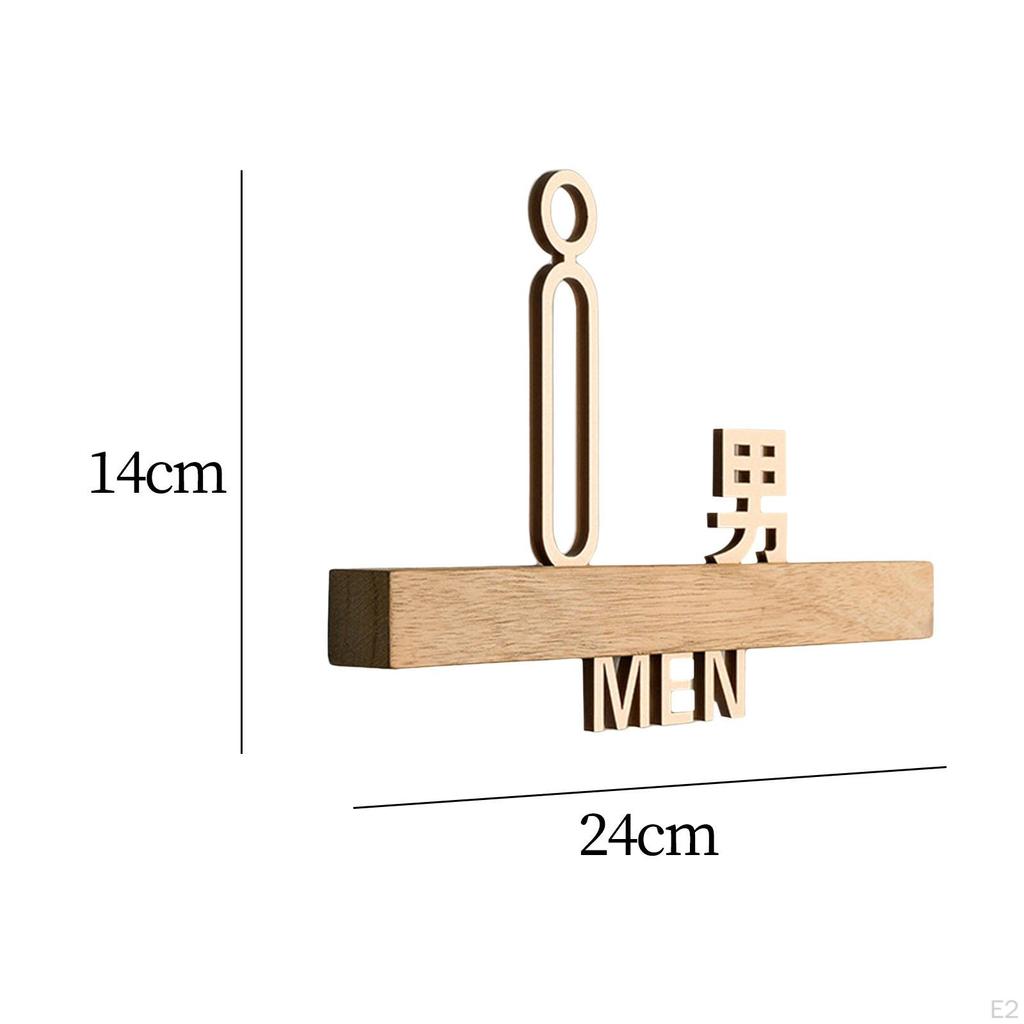 Знак для ванной комнаты для мужчин, символ идентификации туалета, табличка для мужского туалета для дома,