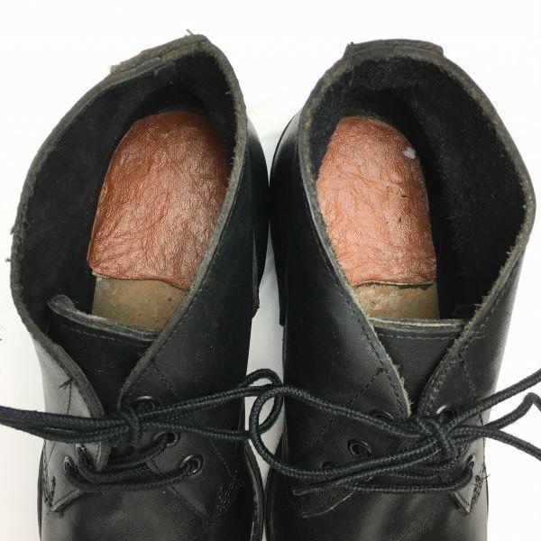 ADDISON SHOE COMP. Z41-1-1991/75 Стальные носки Ботинки США. Туфли ВМС черные размер 6.5W 24.5см(ИСПОЛЬЗОВАЛ)