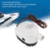 Small DC 12V/24V with Fuse Auto Motor Seaplane Volt Automatic Boat Bilge Pump Yacht Boat 1100GPH Submersible Water Electric Pump