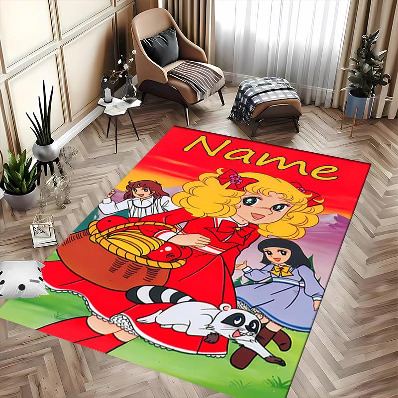 Custom personalization Candy Candy Area Rug - Perfect For Kitchen, Bathroom,Laundry Room Decor Large Size Available,Gift All Seasons