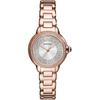 Женские кварцевые часы Mia Silver Rose Gold-toned Metal AR11633
