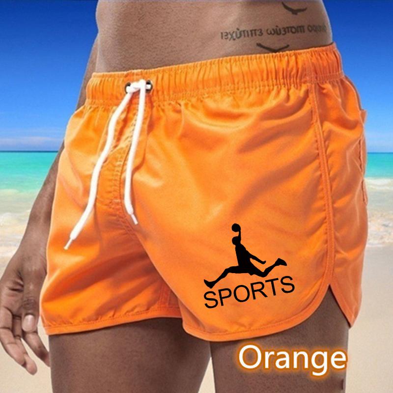 BBK-32 2025 Summer Men's Quick-Drying Swim Trunks Sports Pants Swimwear Beach Shorts Jogging Shorts