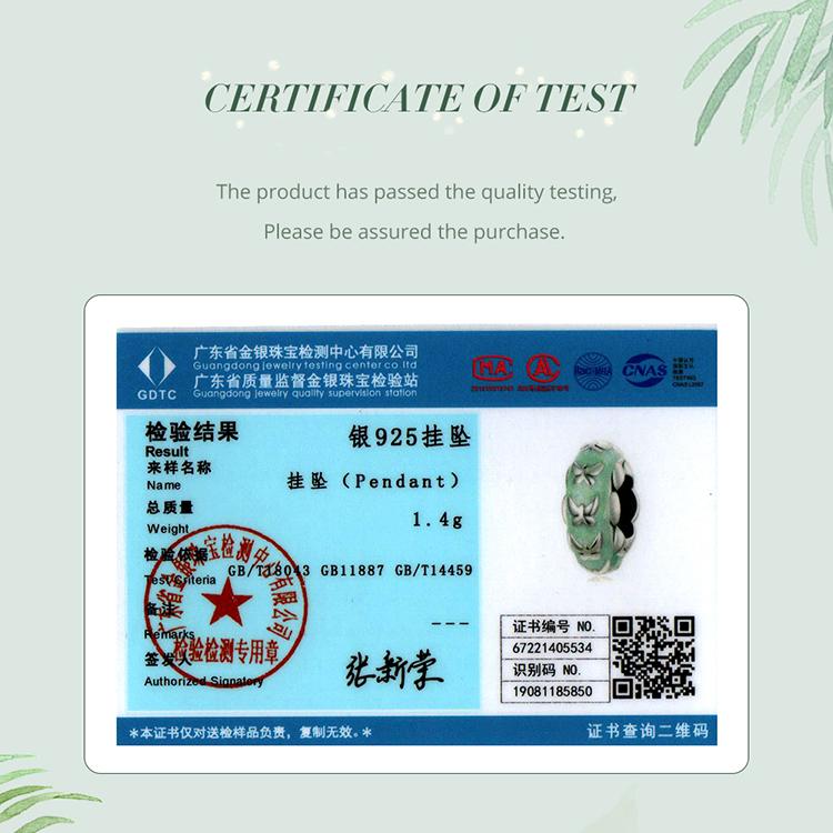 Bamoer Подвеска-подвеска в виде бабочки из стерлингового серебра 925 пробы для женщин, ювелирные украшения