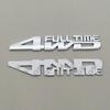 3D Car Sticker 4WD Full Time Logo Emblem Truck Fender Auto Badge Decal Accessories For Toyota Prado Honda Jeep  Ford Mitsubishi oi1