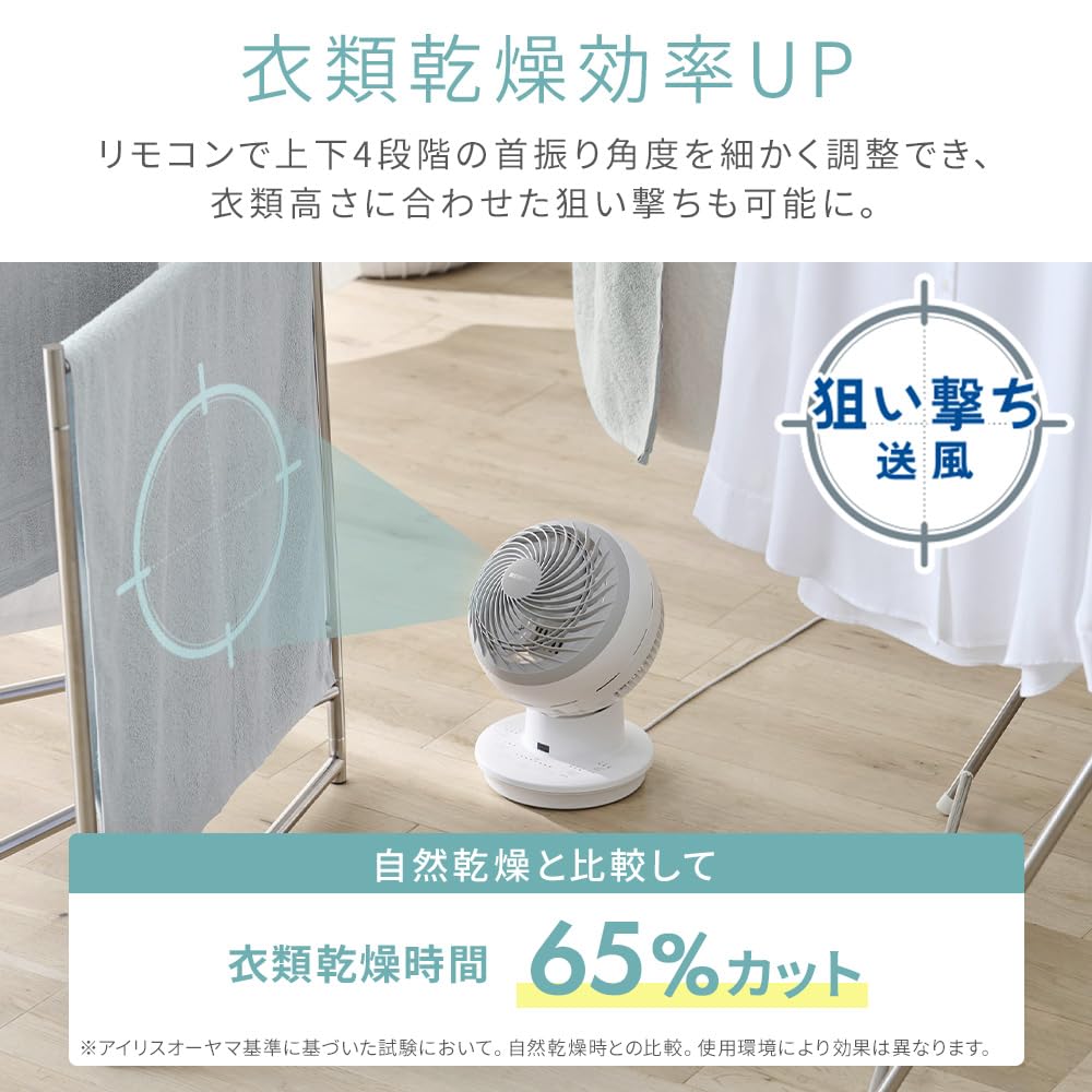 Iris Ohyama Circulator Eye DC JET 15cm White PCF-SDC15T-EC-W