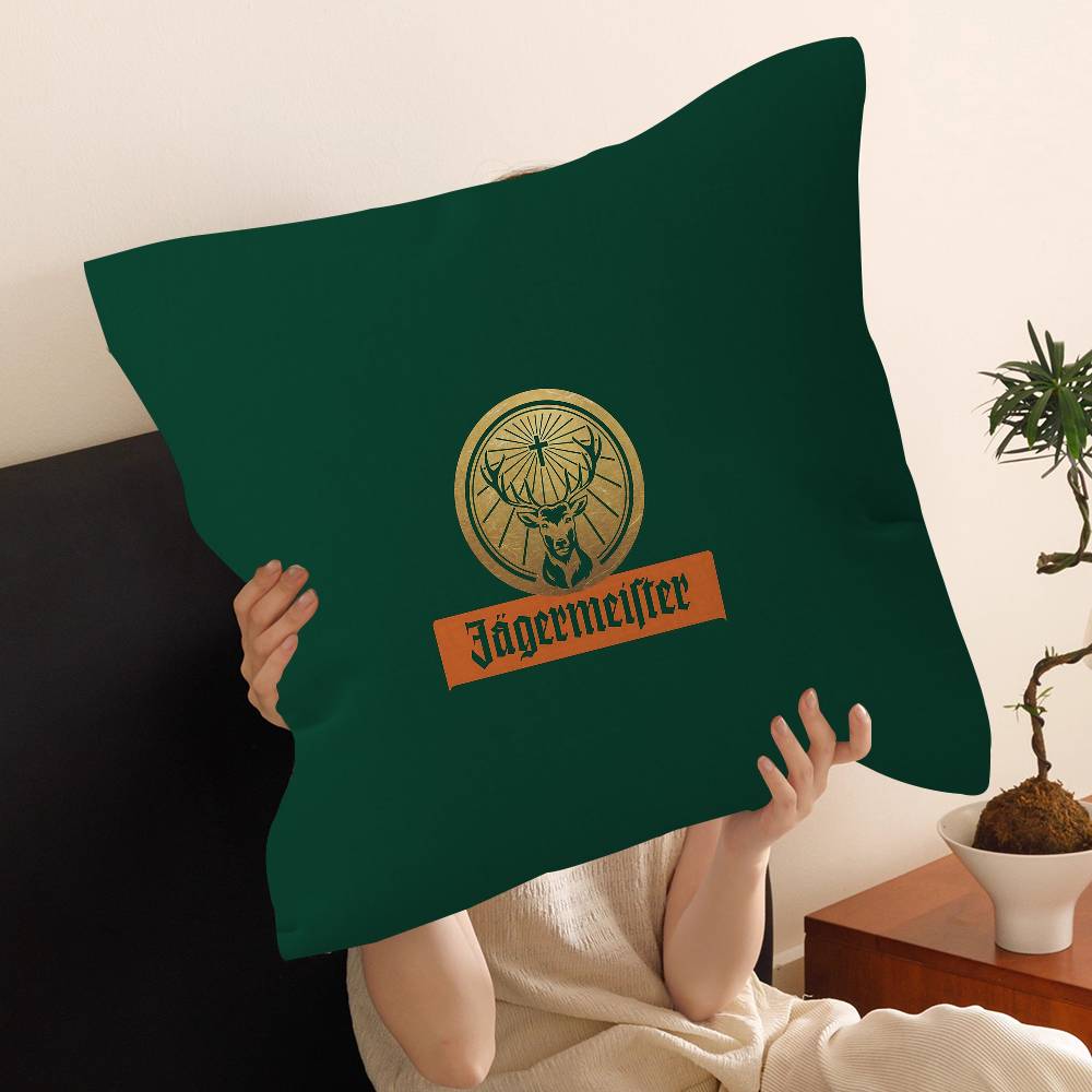 Hot J-Jagermeisters Personalized Picture Text Home Decorative Pillows Household Gifts 45X45Cm
